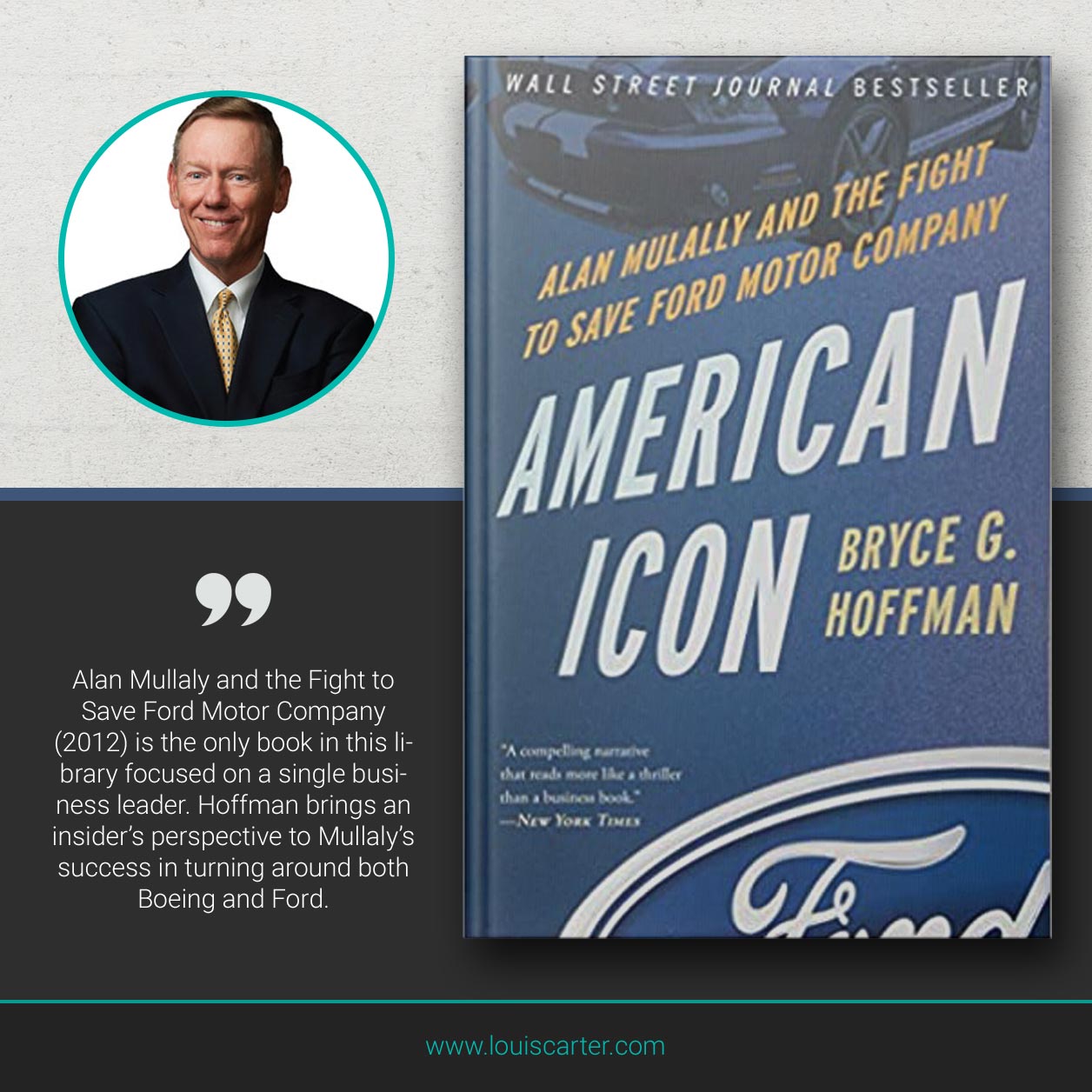 Picture of Books on Leadership American Icon by Bryce G Hoffman.