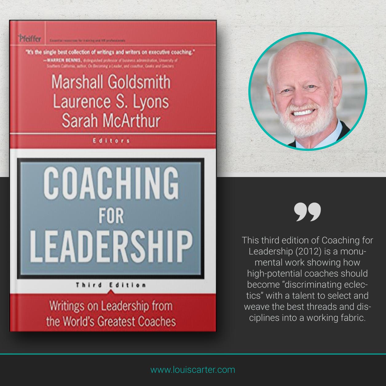 Picture of Coaching for Leadership book by Michael Goldsmith, Laurence S Lyons and Sarah McArthur.