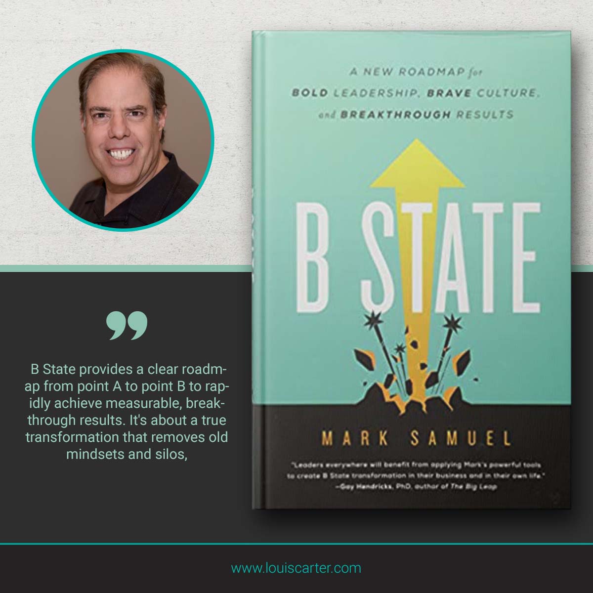 Image of B State books on leadership by Mark Samuel.