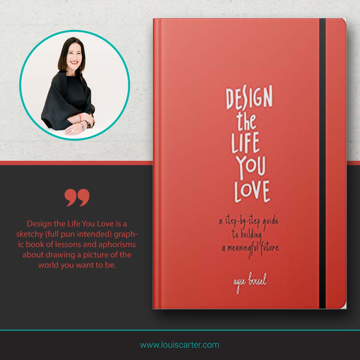 Image of Design the Life You Love By Ayse Birsel leadership book.