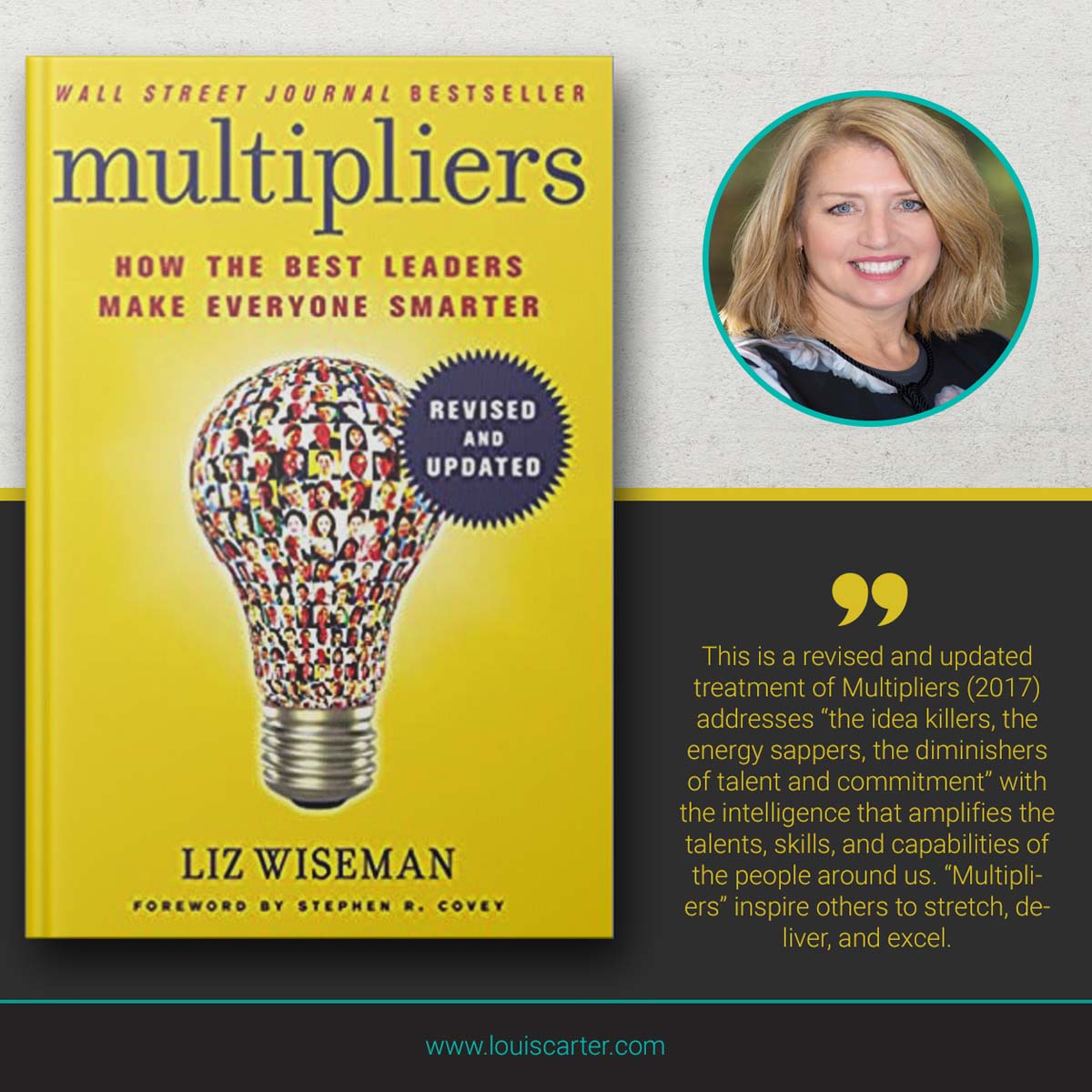 Picture of Multipliers best books on leadership by Liz Wiseman.