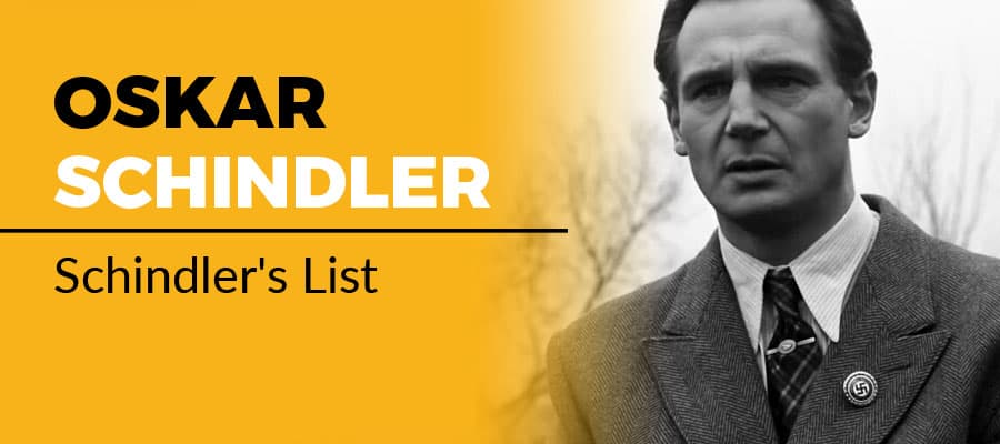 Oskar Schindler, Schindler's List, (1993)